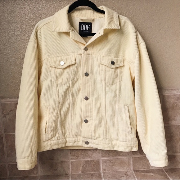 Uo Yellow Corduroy Jacket 